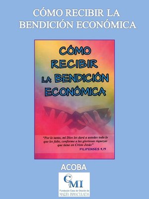 cover image of Cómo recibir la bendición económica